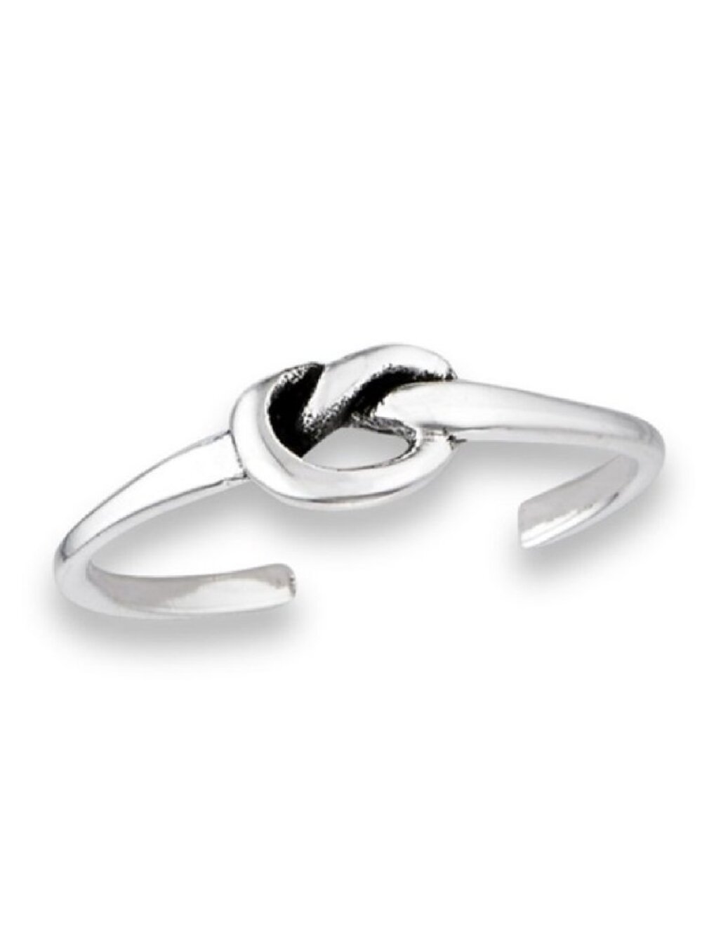 NWT-Sterling Silver(925) Little Love Knot Toe Ring